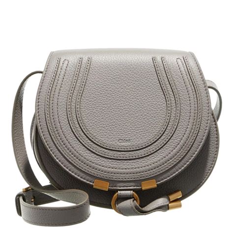 chloe marcie cashmere grey|chloe marcie saddle bag.